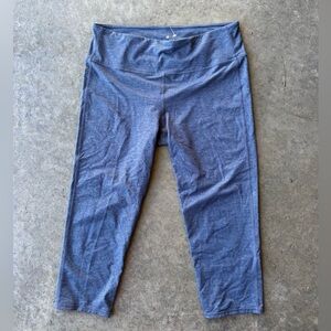 Athleta Steel Blue Capri leggings